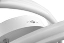 Plafoniera da Interno a LED in Metallo Bianco Opaco