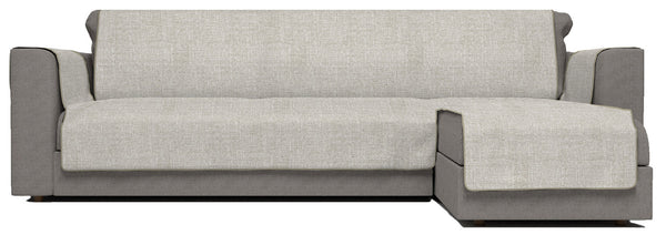 Sofabezug aus Polyester mit rechter beiger Halbinsel, verschiedene Größen online