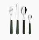 Servizio Set di Posate 24 pezzi in Acciaio Inox Eme Brio Verde 61