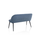 Divano 2 Posti 130x55x80 cm in Similpelle Blu