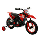 Moto Elettrica per Bambini 6V Minicross Rosso