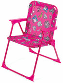 Set 4 Sedie Mare Spiaggine Pieghevoli per Bambini Soriani Oxford Glamour