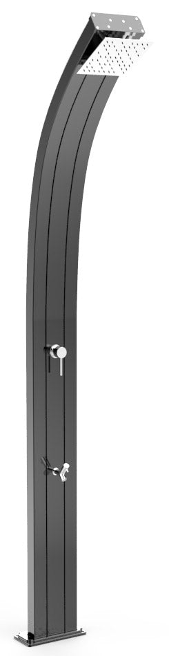 prezzo Doccia da Giardino Temporizzatore e Lavapiedi Arkema Spring Top Line Perla Nera