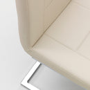 Sedia in Similpelle 41x52x104 cm TFT Comfort Crema