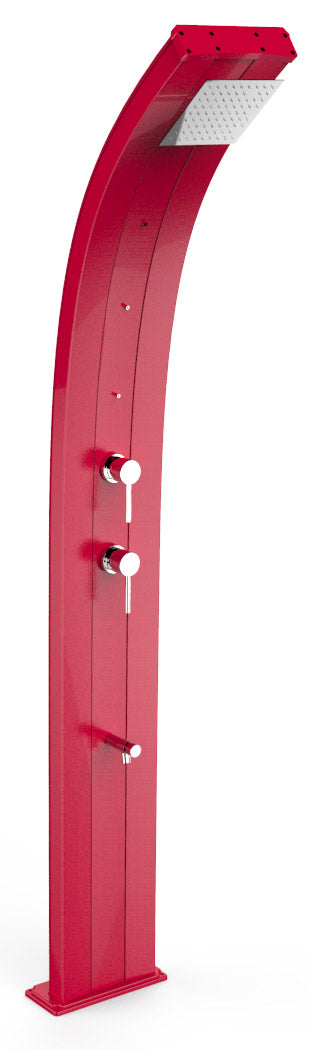 Doccia Solare da Giardino 40L Miscelatore Nebulizzatore e Lavapiedi Arkema Dada Cherry acquista