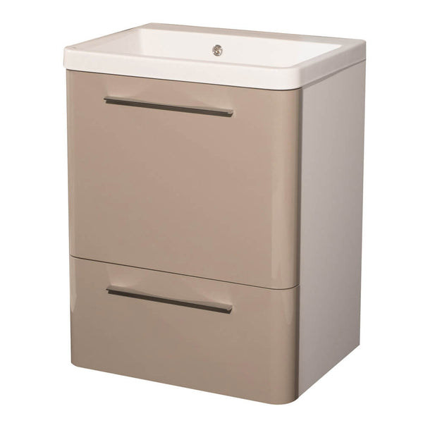 Waschbeckenschrank 65,5x50,5x87 cm 2 Schubladen Montegrappa Novella Dipiù Tortora online