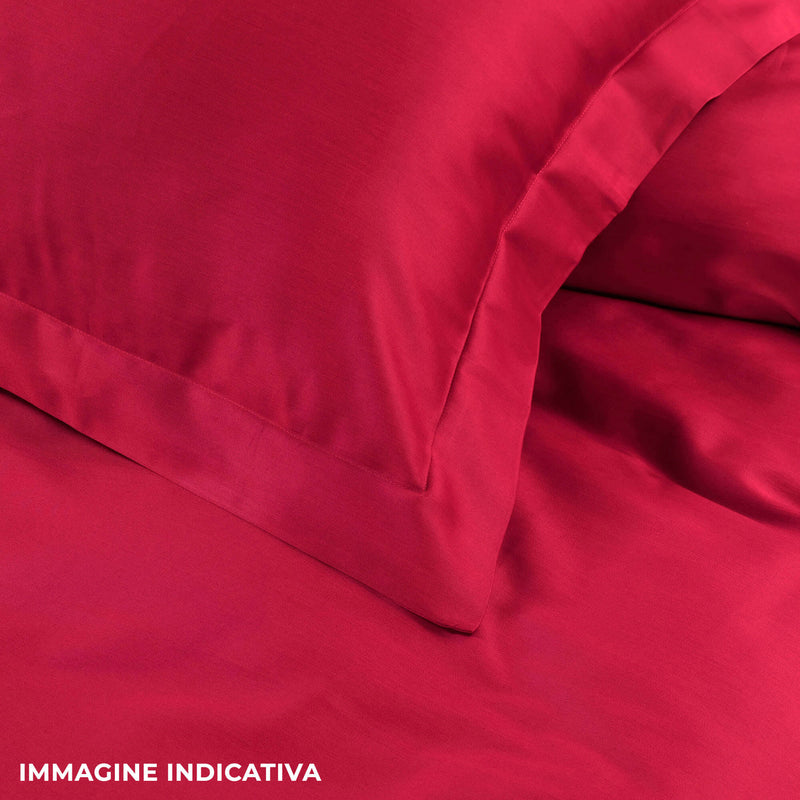 Copripiumino Matrimoniale con Sacco e Federe Tinta Unita Garrini Clarice Sabbia