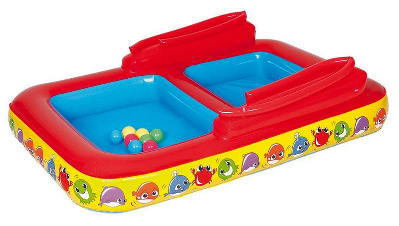 Piscina Gonfiabile Rolly Raceway per Bambini 155x104x36 cm in Vinile Bestway 52178