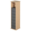 Mobile a Colonna da Bagno 18x18x75 cm per Carta Igienica in MDF 