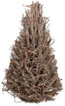 Albero di Natale in Legno Ø43x70 cm Argento