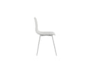 Set 4 Sedie Cover 50x58x85 cm in Polipropilene Bianco       