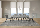 Tavolo Allungabile 120/224x90x77 cm Karamay Premium Cemento