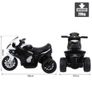 Moto Elettrica per Bambini 6V con Licenza BMW S 1000 RR Bianca