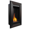 Camino a Bioetanolo da Parete 46x78 cm Flig Las Vegas 2 Nero