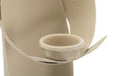 Porta Candele Dune Angel 13x11,5x37,5 cm in Ferro Crema      