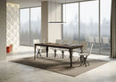  Tavolo Allungabile 180-440x90x77 cm Paxon Premium Noce Telaio Antracite