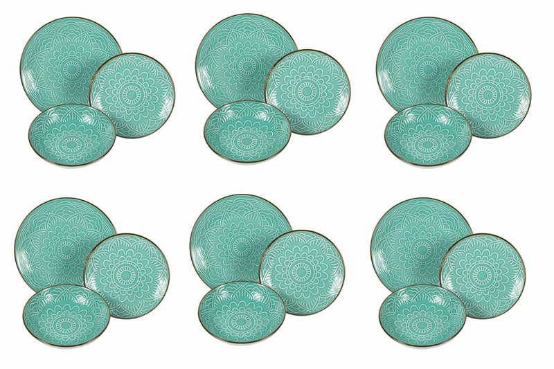 Servizio Piatti 18 Pezzi in Hard Dolomite Villa d'Este Home Tivoli Baku