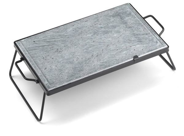 Speckstein 30x40 cm mit Ompagrill-Klappauflage DS30/40/SCHWARZ prezzo