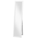 Specchio con Cornice con Piedini e Ganci per Utilizzo a Muro o a Parete 37x40x155 cm  in MDF 