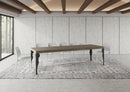 Tavolo Allungabile 200-304x90x77 cm Paxon Premium Tortora Telaio Antracite 