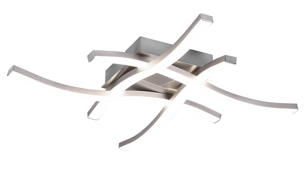 Plafoniera da Interno a LED SMD in Metallo Nickel Opaco online