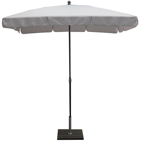 prezzo Maffei Novara Gartenschirm aus grauem Stahl 210x130cm