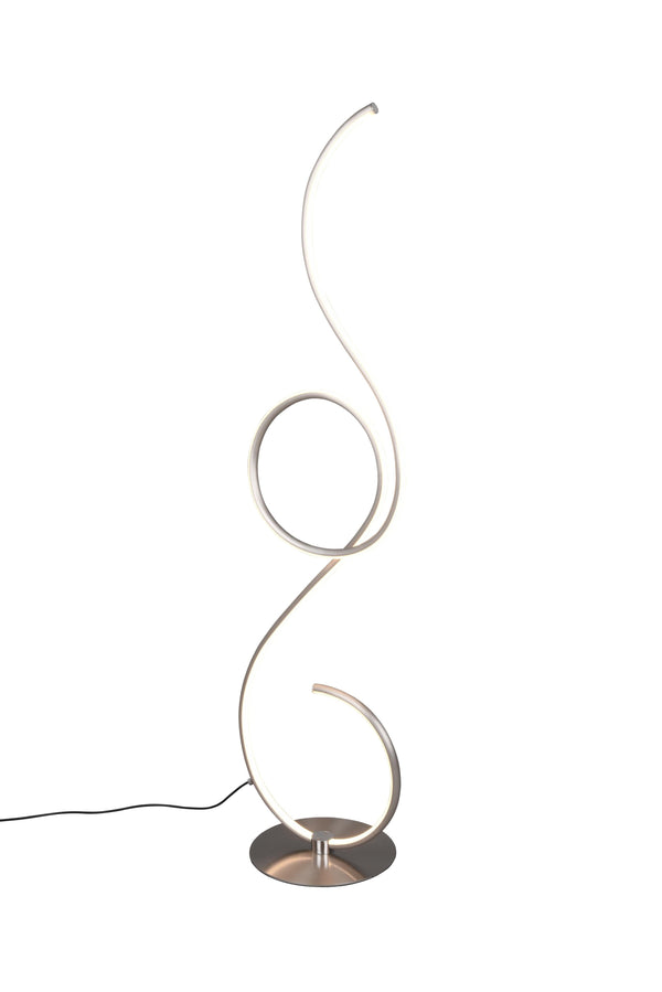 prezzo LED-Stehleuchte für den Innenbereich aus mattem Nickelmetall