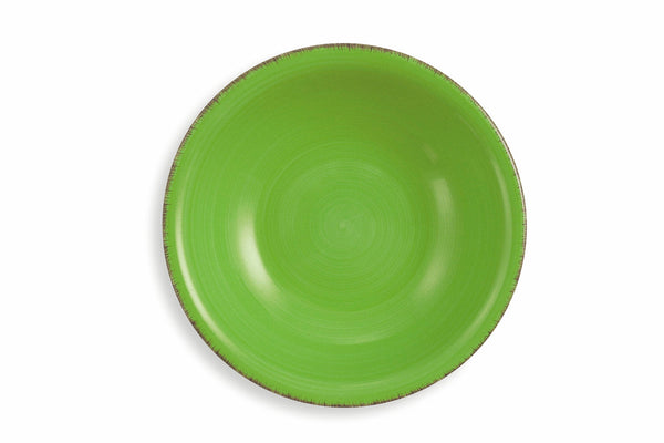 Set 6 Suppenteller Ø21,5 cm aus Steingut Villa d'Este Home Tivoli Verde Baita prezzo