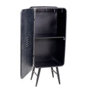 Cantinetta 6 Posti in Metallo 44x30x107cm Loker Nera