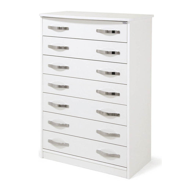Cassettiera Settimino 75 111x76x42 cm bianco frassinato sconto