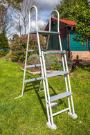 Piscina Rotonda Fuori Terra Ø460xh120 cm in Acciaio e PVC Gre Sicilia