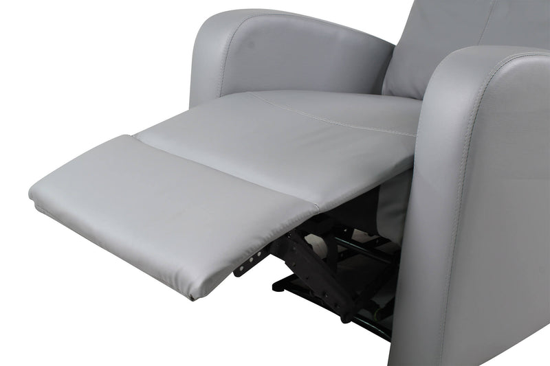 Poltrona Alzapersona Elettrica 1 Motore in Similpelle Vandi Grigia