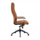 Poltrona direzionale da ufficio 67x52x126/132 cm Murano cuoio