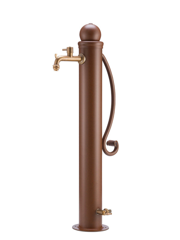 Gartenbrunnen mit Griff und Doppelhahn Belfer 42/ARRP Rost acquista