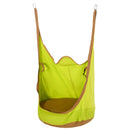 Amaca a Sacco per Bambini Sospesa 75x55x140 cm in Cotone e PVC Verde
