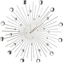 Orologio da Parete in Metallo Ø50 cm Stella di Cristallo