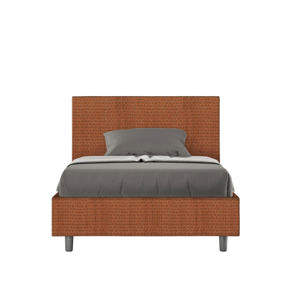 sconto Letto 1 Piazza e Mezzo Adele Labirinto 04 Arancione Varie Misure