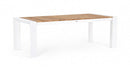 Tavolo Allungabile da Giardino 228-294x100x75h cm Cameron Bianco