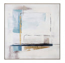 Dipinto Olio con Cornice Crown P2379-4 82.5x82.5 cm in Stampa su Tela