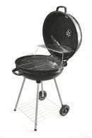 Barbecue a Carbone Carbonella Tondo con Ruote Soriani Sun-Day Nero