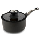 Casseruola 1 Manico Ø18 cm Antiaderente Induzione Silex Elegance Black Nero