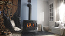 Stufa a Legna 6/13KW in Ghisa Flig Starkville 150 Nera