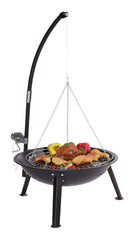 Stufa Braciere Grill a Legna o Carbone da Esterno Qlima FFGW4068 Nero