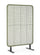 Paravento da Esterno 120x50x180h cm in Alluminio e PP Babilo Antracite e Verde