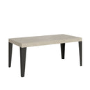  Tavolo Allungabile 200-460x90x77 cm Flame Cashmere Telaio Antracite