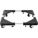 Carrello Base Supporto Regolabile Trasporto Elettrodomestici Sposta Mobili con Ruote