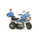 Moto Elettrica per Bambini 6V Police Azzurra