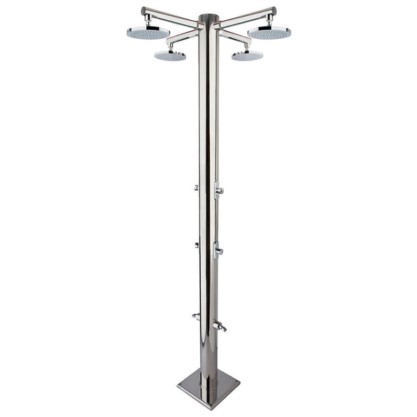 acquista Gartendusche 4-fach 6 Timer und Fußwaschanlage Ama Luxury Nettuno