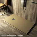 Piatto Doccia in Pietra  Pedrinelli Ardesia Stone Side Beige Varie Misure