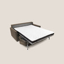 Divano Letto 3 Posti 196x102x97 cm in Tessuto Grigio Chiaro